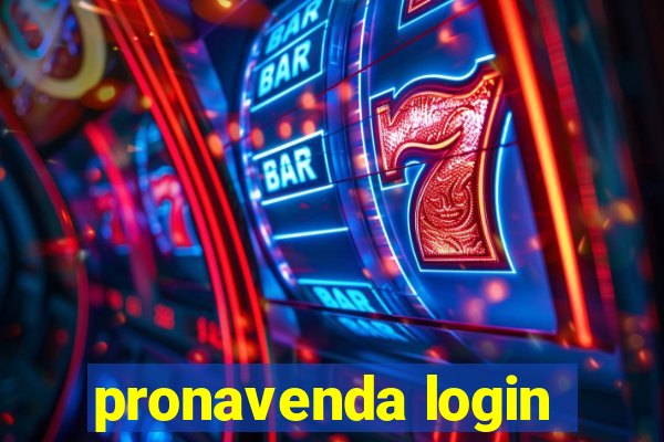 pronavenda login